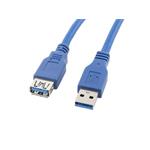LANBERG USB MICRO(M)->USB-A(M) 2.0 CABLE 1M BLUE PREMIUM QC 3.0 CA-US3E-10CC-0030-B