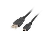 LANBERG USB MINI (M) na USB-A (M) 2.0 kabel 1.8m, černý (CANON)
