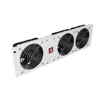 LANBERG VERTIKÁLNÍ VENTILAČNÍ PANEL 19" 3U PRO RACK TŘI VENTILÁTORY 230V ŠEDÝ AK-1506-S