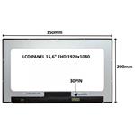 LCD PANEL 15,6" FHD 1920x1080 30PIN MATNÝ / BEZ ÚCHYTŮ 77042505