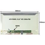 LCD PANEL 15,6" HD 1366x768 40PIN LESKLÝ / ŠROUBOVÁNÍ Z BOKŮ 77024194
