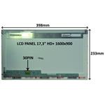 LCD PANEL 17,3" HD+ 1600x900 30PIN LESKLÝ / ŠROUBOVÁNÍ Z BOKŮ 77047070