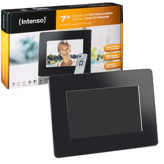 LCD PHOTO FRAME -- Intenso 7" Photo Agent PLUS 3906801