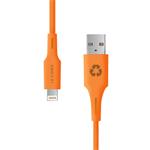 Le Cord kábel Minimalist Recycled Cable Lightning to USB 1.2m - Sunset LC1451