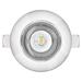 LED bodové svietidlo Exclusive strieborné, kruh 5W teplá b. 8592920054543