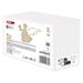 LED dekorácia drevená – anjel, 13 cm, 2x AAA, vnútorný, teplá biela, časovač 8592920148846