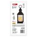 LED dekorácia – lampáš antik čierna blikajúca, 3x AAA, vnútorný, vintage, časovač 8592920093788