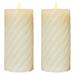 LED dekorácia – vosková sviečka, 17 cm, 2x AAA, vnútorná, teplá biela, 2 ks, časovač 8592920135105