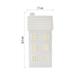 LED keramický domček, 16 cm, 1x CR2032, vnútorná, teplá biela, časovač 8592920147443