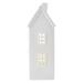 LED keramický domček, 16 cm, 1x CR2032, vnútorná, teplá biela, časovač 8592920147443