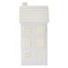 LED keramický domček, 16 cm, 1x CR2032, vnútorná, teplá biela, časovač 8592920147443