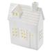 LED keramický domček, 18 cm, 1x CR2032, vnútorná, teplá biela, časovač 8592920147474