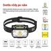 LED nabíjacia čelovka P3546, 550 lm, Li-Pol 1000 mAh / 3× AAA 8592920155806