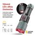 LED nabíjacie kovové svietidlo 300 lm, 700 mAh 8592920144367