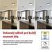 LED nástenné svietidlo ILVI, kruhové 30 W, stmievanie + CCT, čierna + drevo 8592920157374