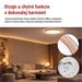 LED nástenné svietidlo ILVI, kruhové 30 W, stmievanie + CCT, čierna + drevo 8592920157374
