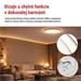 LED nástenné svietidlo ILVI, kruhové 30 W, stmievanie + CCT, čierna + šampanská 8592920157398