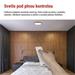 LED nástenné svietidlo ILVI, kruhové 30 W, stmievanie + CCT, drevo 8592920157411