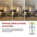 LED nástenné svietidlo ILVI, kruhové 30 W, stmievanie + CCT, drevo 8592920157411