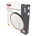 LED nástenné svietidlo ILVI, kruhové 45 W, stmievanie + CCT, čierna + drevo 8592920157459