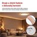 LED nástenné svietidlo ILVI, kruhové 45 W, stmievanie + CCT, čierna + drevo 8592920157459