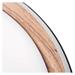 LED nástenné svietidlo ILVI, kruhové 45 W, stmievanie + CCT, čierna + drevo 8592920157459