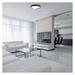 LED nástenné svietidlo ILVI, kruhové 45 W, stmievanie + CCT, čierna + šampanská 8592920157473