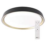 LED nástenné svietidlo ILVI, kruhové 45 W, stmievanie + CCT, čierna + šampanská 8592920157473