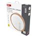 LED nástenné svietidlo ILVI, kruhové 45 W, stmievanie + CCT, drevo 8592920157497