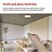 LED nástenné svietidlo ILVI, kruhové 45 W, stmievanie + CCT, drevo 8592920157497