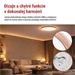 LED nástenné svietidlo ILVI, kruhové 45 W, stmievanie + CCT, drevo 8592920157497