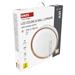 LED nástenné svietidlo ILVI, kruhové 45 W, stmievateľné so zmenou CCT, biela + drevo 8592920157435