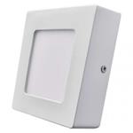 LED panel 120×120, štvorcový prisadený biely, 6W teplá biela 8592920023327
