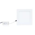 LED panel 12W, štvorec 170 mm, 800 lm, natural, biely lem LED PANN12-170