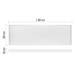 LED panel BAXXO 30×120, obdĺžnikový biely, 36W neutr. b. UGR 8592920143162