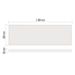 LED panel BAXXO 30×120, obdĺžnikový prisazeny biely, 36W neutr. b. 8592920143186