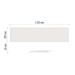 LED panel LUXXO 30×120, obdĺžnikový vestavny biely, 22W neutr. b. 8592920152911