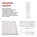 LED panel LUXXO 30×120, obdĺžnikový vestavny biely, 22W neutr. b. 8592920152911