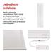 LED panel LUXXO 30×120, obdĺžnikový vestavny biely, 22W neutr. b. UGR 8592920152935