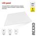 LED panel REXXO backlit 60×60, štvorcový vstavaný biely, 30W neutr.b. 8592920159347