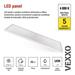LED panel VEXXO 30×120, obdĺžnikový vstavaný biely, 33W neutrálna biela 8592920132944