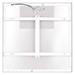 LED panel VEXXO 60×60, štvorcový biely, 33W neutrálna biela 8592920132920