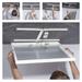 LED panel VEXXO 60×60, štvorcový biely, 33W neutrálna biela 8592920132920