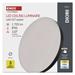 LED prisadené svietidlo DIONI kruhové, čierné,15W, CCT 8592920133057