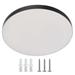 LED prisadené svietidlo DIONI kruhové, čierné,18W, CCT 8592920133071