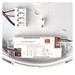 LED prisadené svietidlo FLERI, kruhové 20W, so zmenou CCT 8592920160855