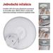 LED prisadené svietidlo FLORI okrúhle, čierné, 22W, neutrálna biela 8592920132449