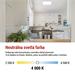 LED prisadené svietidlo FLORI štvorcový, biele, 18W, neutrálna biela 8592920132388