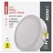 LED prisadené svietidlo, kruhové, biele, 12,5W, CCT 8592920109250
