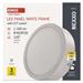 LED prisadené svietidlo, kruhové, biele, 12,5W, CCT 8592920109250